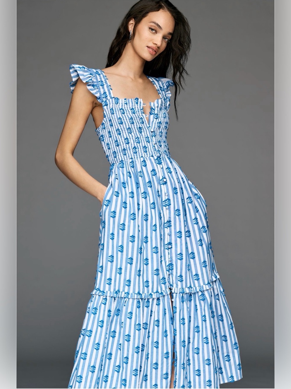 Anthropologie Peregrine Midi Dress NWT